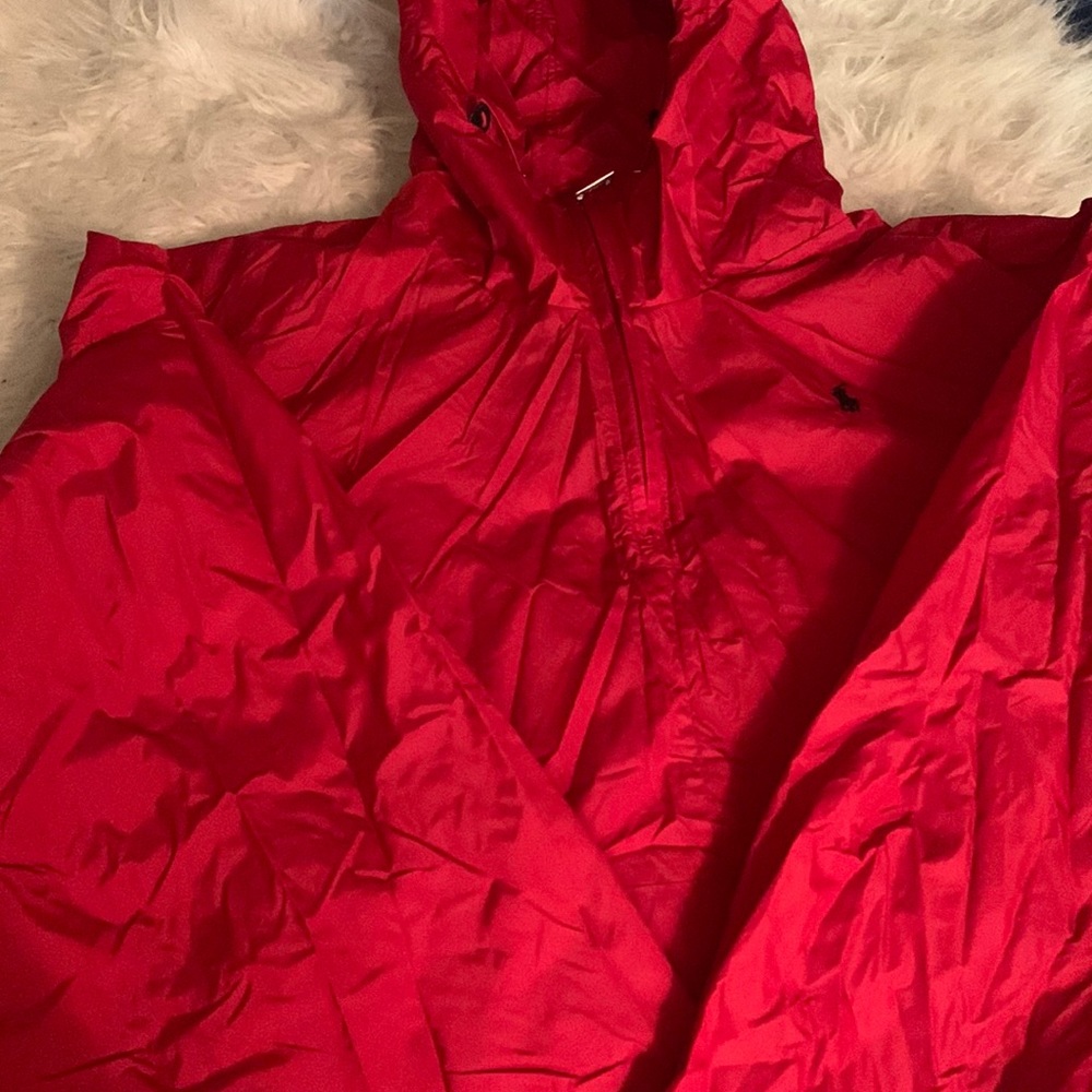 Red Polo Windbreaker